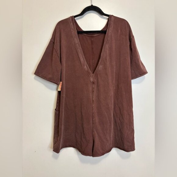 FP Movement by Free People Brown Romper - Picture 2 of 5